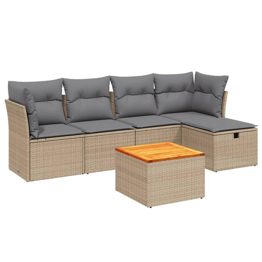 Garten sofagarnitur poly-rattan