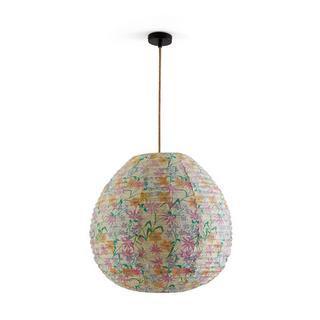 La Redoute Intérieurs Suspension boule imprimé fleuri Ø55 cm  