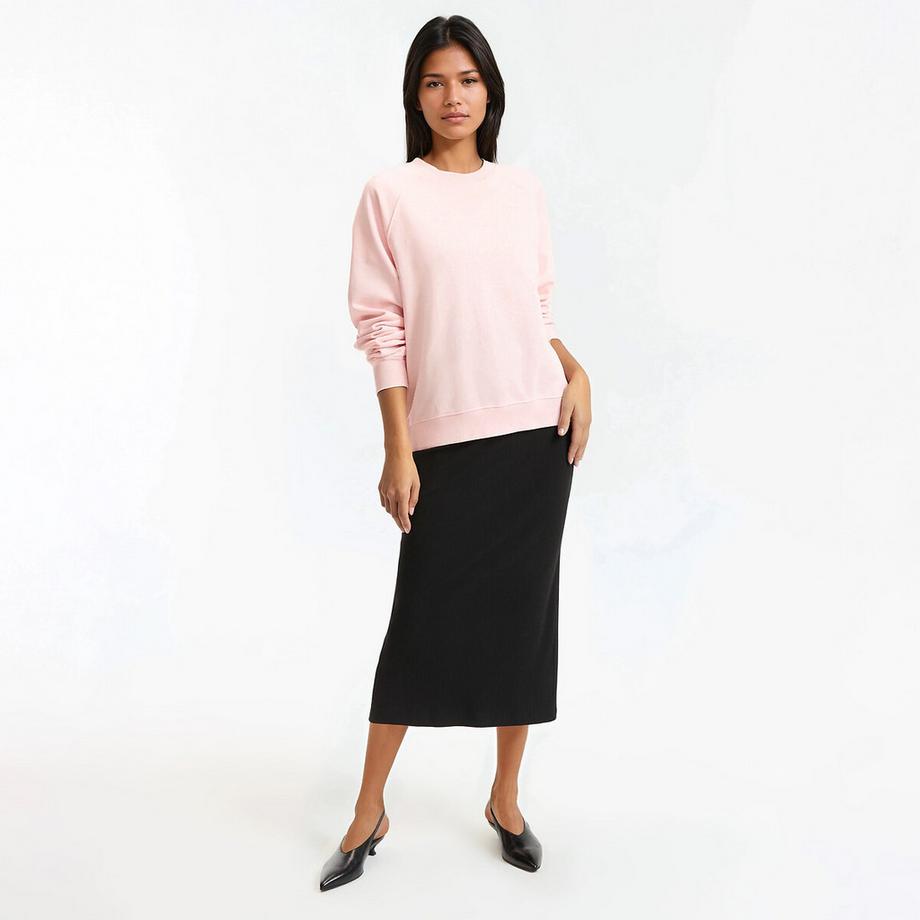 Sweatshirt mit rundem Ausschnitt