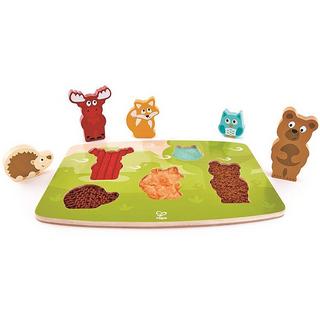 Hape  Puzzle Waldtiere fühlen (5Teile) 