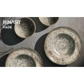 Rinart Piatto Da Dessert - Fade -  Porcellana - 21 cm- set di 6  