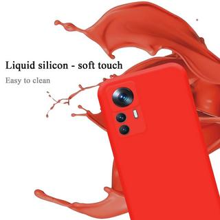 Cadorabo  Hülle für Xiaomi 12T  12T PRO in LIQUID ROT - Schutzhülle aus flexiblem TPU Silikon 