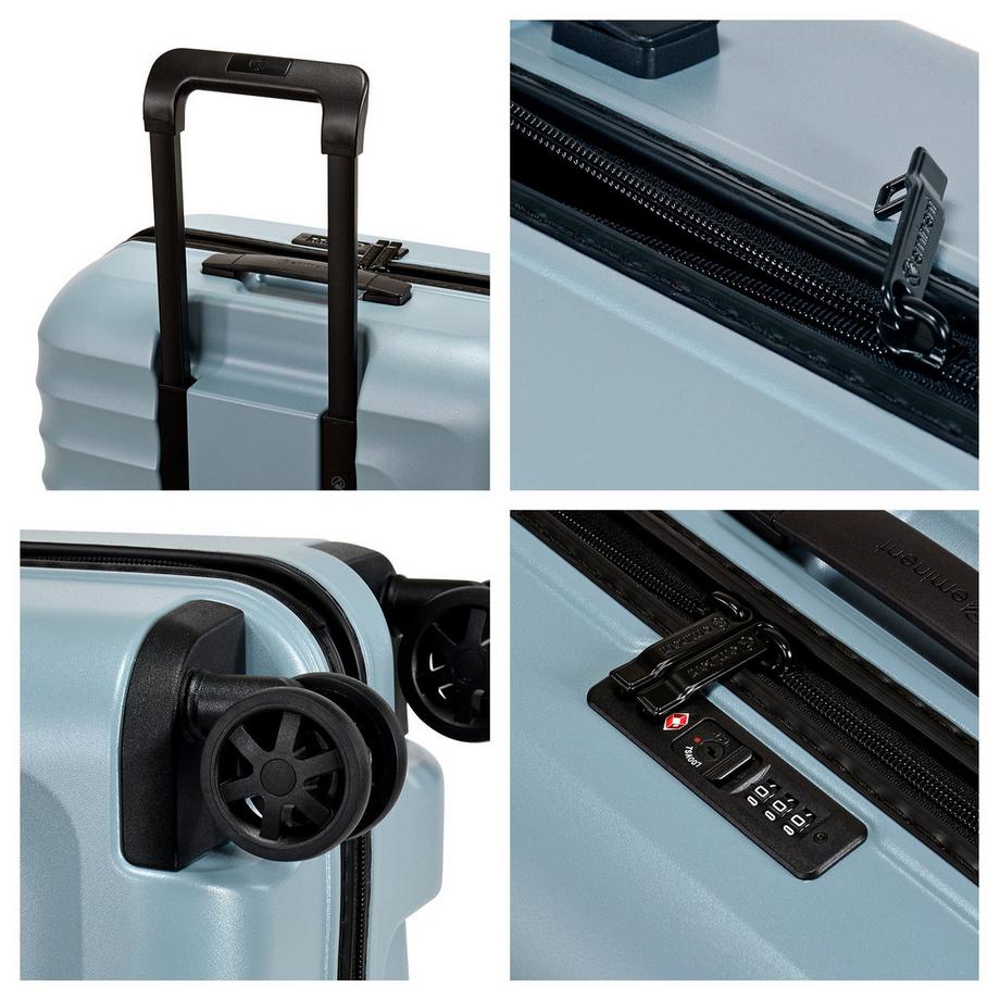 EMINENT  Dandelion Handgepäck Koffer 4 Rollen Hellblau 