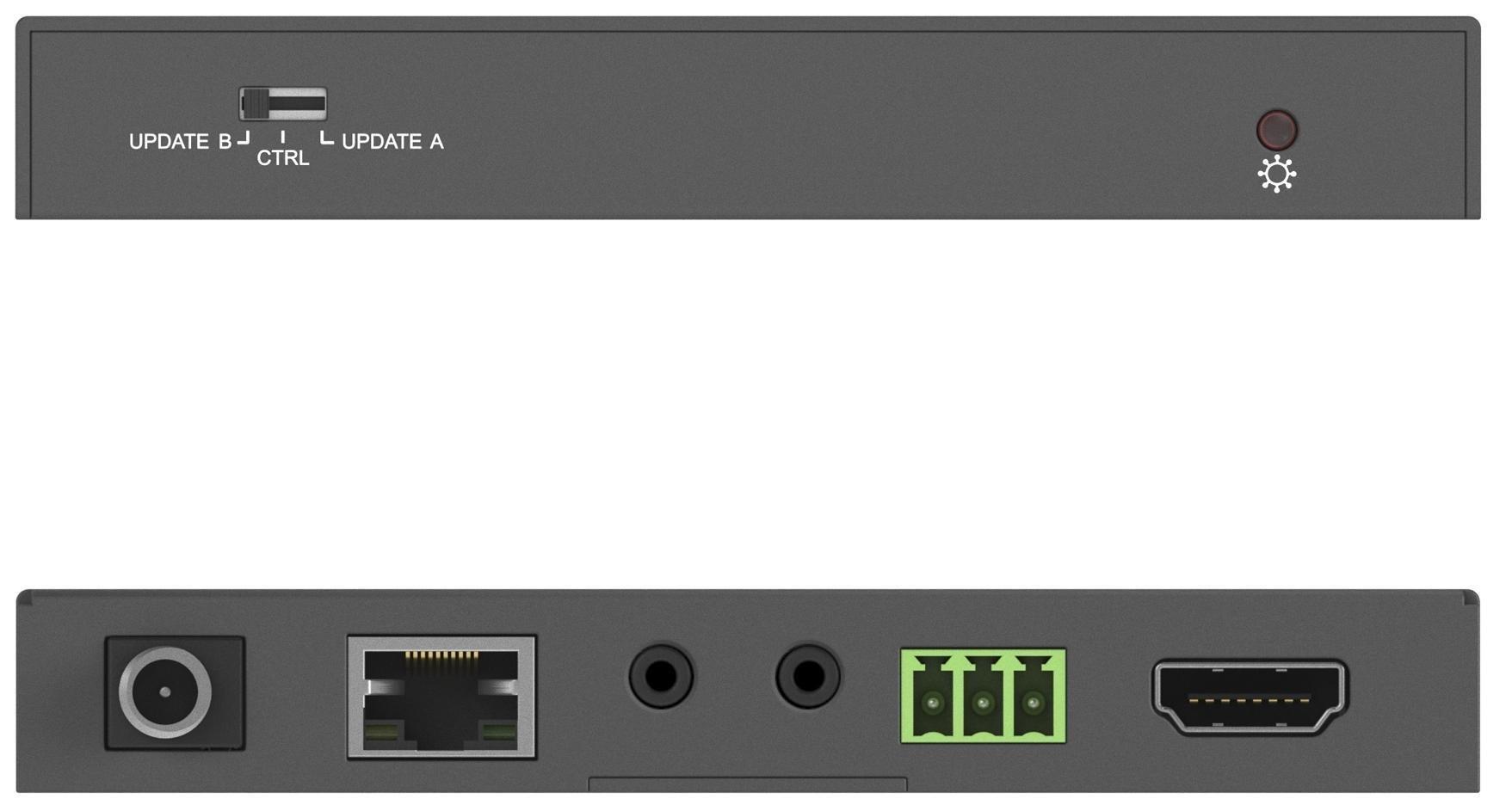 PureTools  PureTools PT-HDBT-200 extension audio/video Émetteur et récepteur AV Noir 