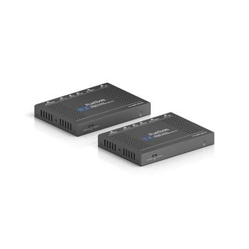 PureTools PT-HDBT-200 extension audio/video Émetteur et récepteur AV Noir
