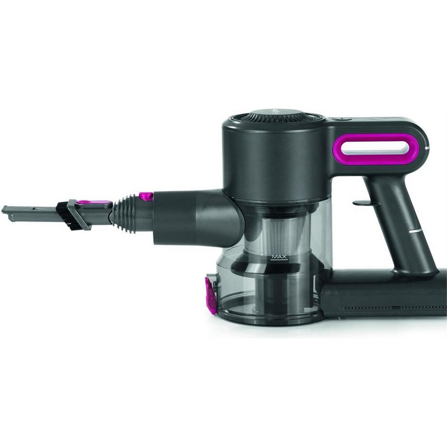 MAXXMEE Akku-Zyklon-Staubsauger 22,2V anthrazit / pink  