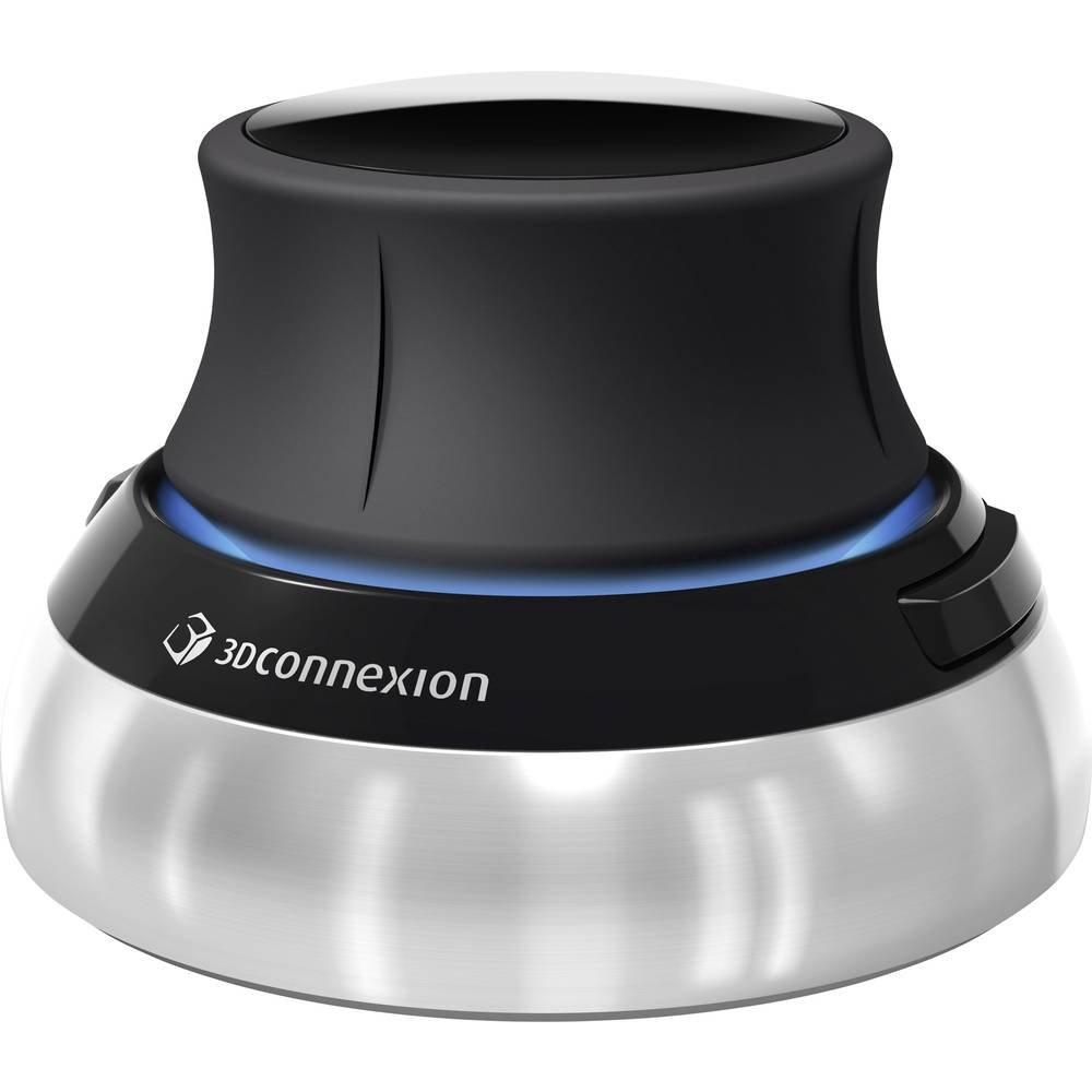 3DConnexion  SpaceMouse Wireless Mouse 3D Senza fili (radio) Nero, Argento 2 Tasti 