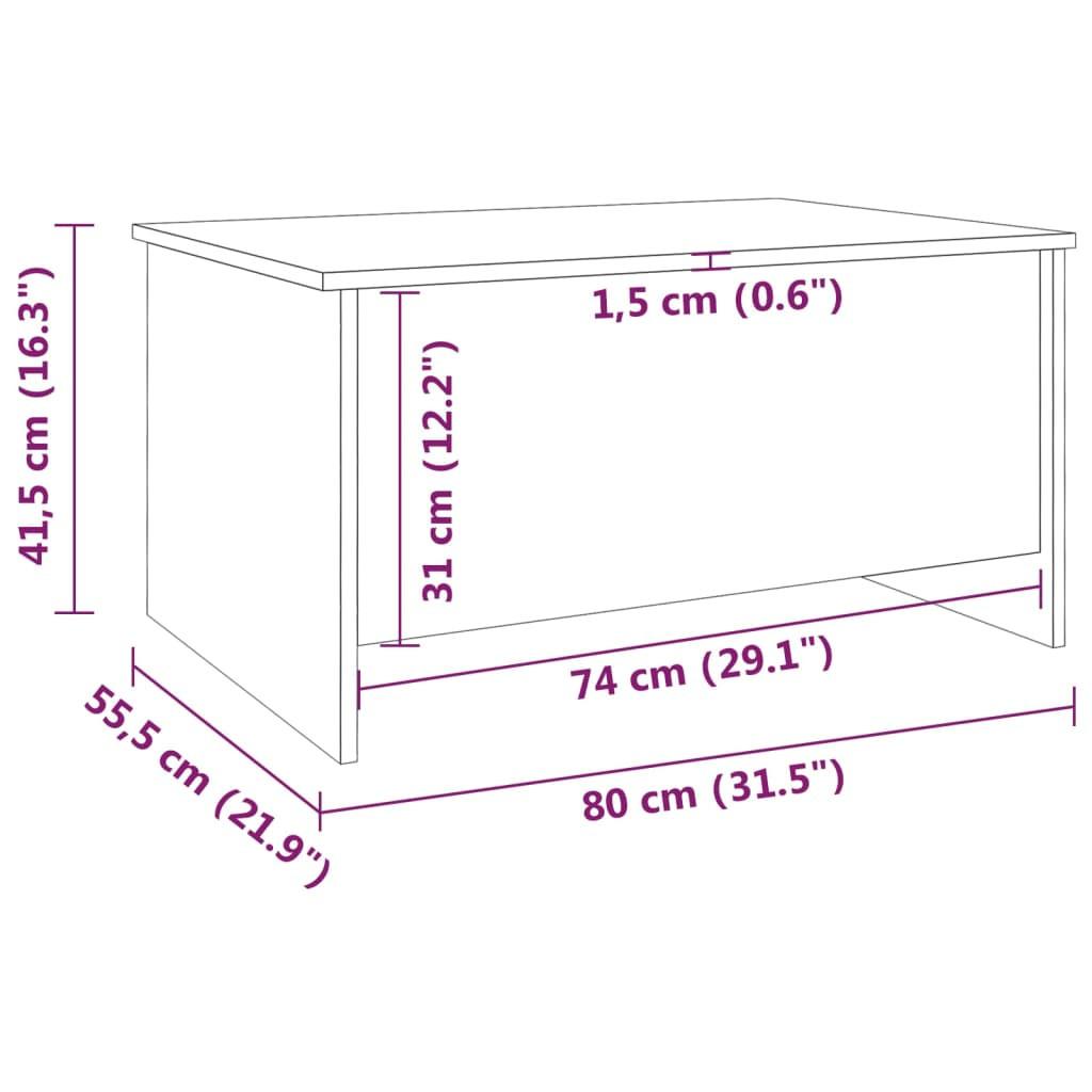 VidaXL Couchtisch holzwerkstoff  