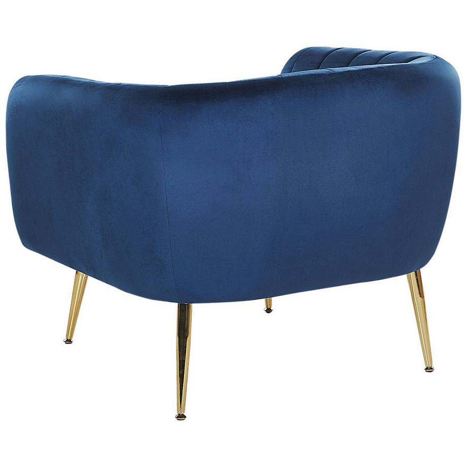 Beliani Sessel aus Samtstoff  LACONIA  