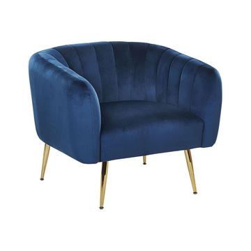 Fauteuil en Velours Moderne LACONIA