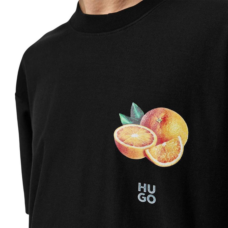 HUGO  T-ShirtMotiftyle Orange 
