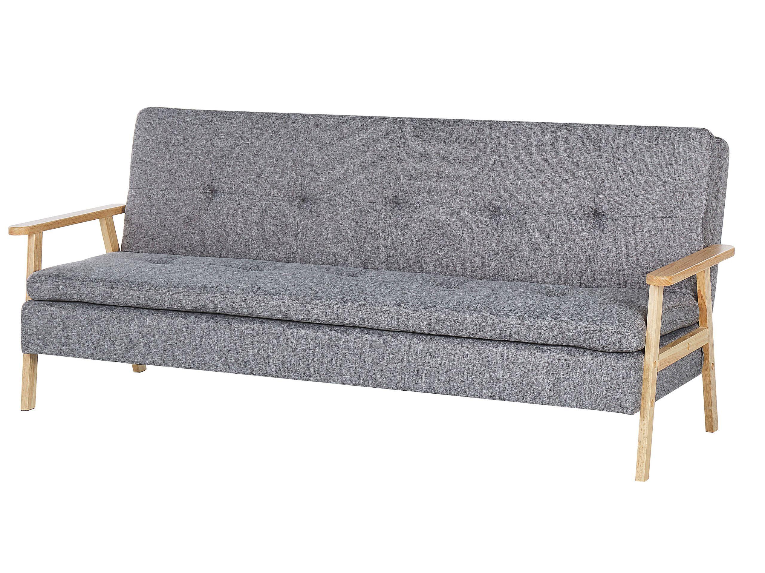 Beliani Schlafcouch aus Polyester Retro TJORN  