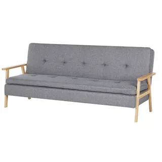 Beliani Schlafcouch aus Polyester Retro TJORN  