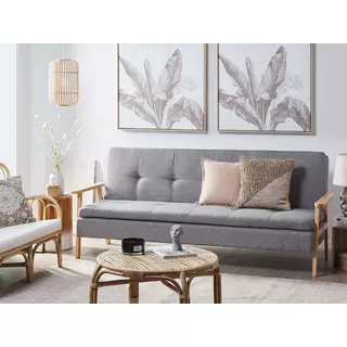 Beliani Schlafcouch aus Polyester Retro TJORN  