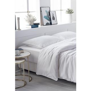 Living Home Uni Satin Taie de duvet  