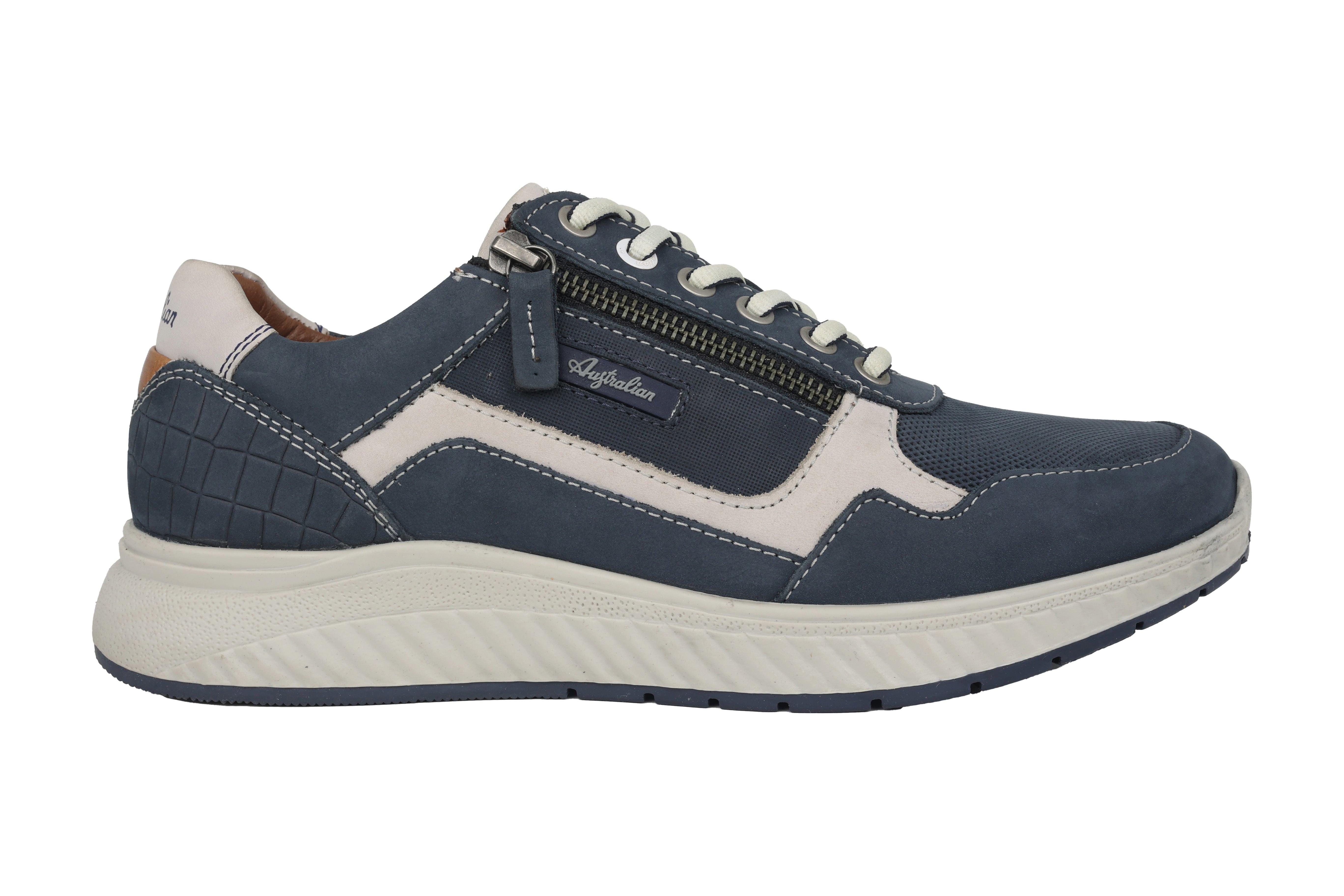 Image of Hatchback - Leder Sneaker Herren Blau 47