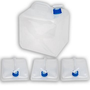 Intirilife 4x bidons à eau pliables en plastique