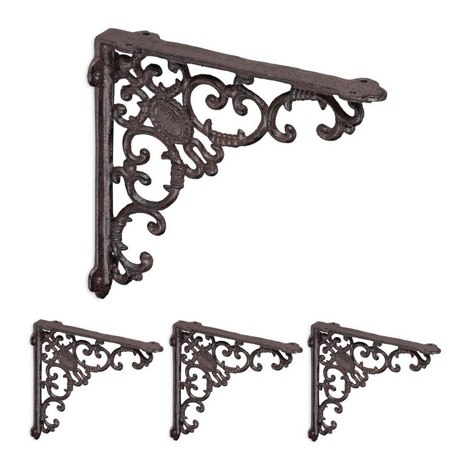Regalhalterungs-Set, Vintage-Design