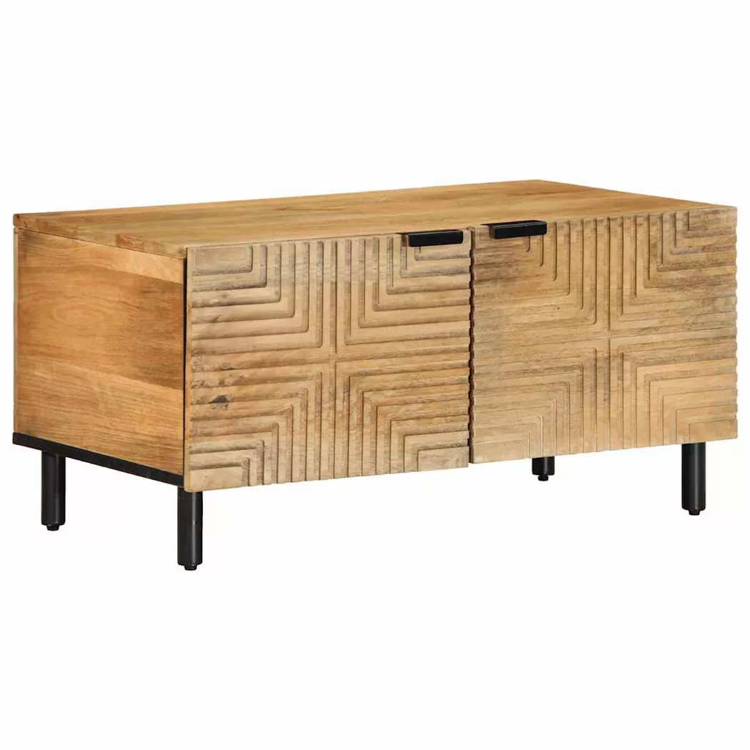 VidaXL - Table basse bois de mangue, One Size, Marron