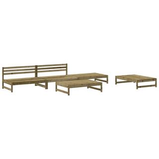 VidaXL set salotto da giardino Legno di pino impregnato  