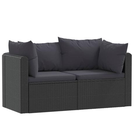 VidaXL Gartensofa poly-rattan  