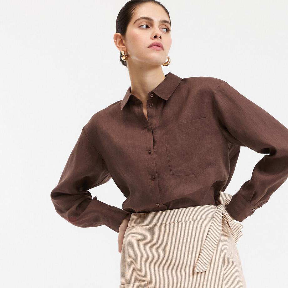 Chemise ample en lin
