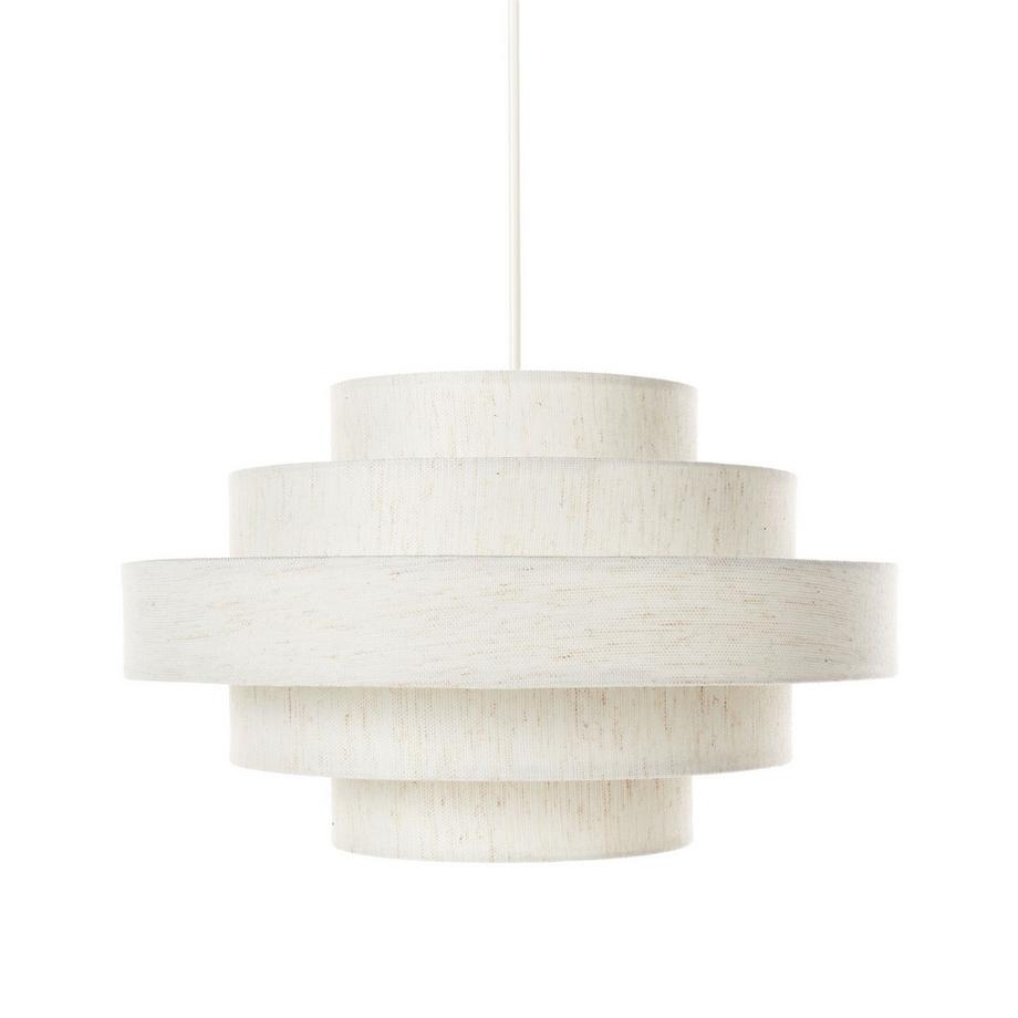 Lampada a sospensione en Lino Minimalista EREBATO