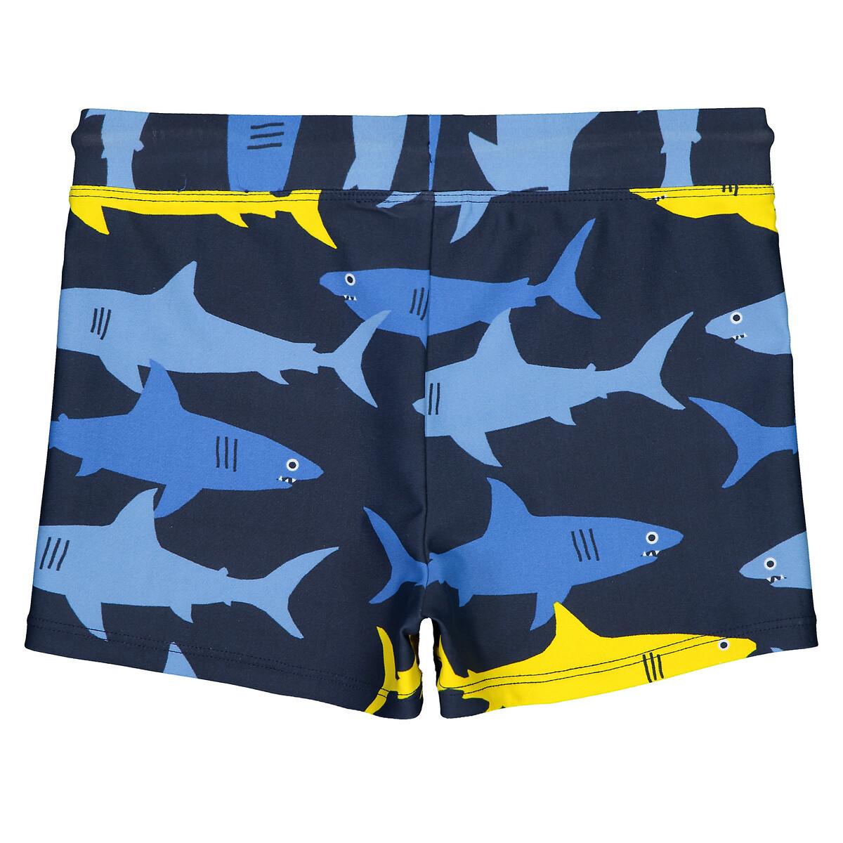 La Redoute Collections  Slip de bain imprimé requins 3-12 ans 