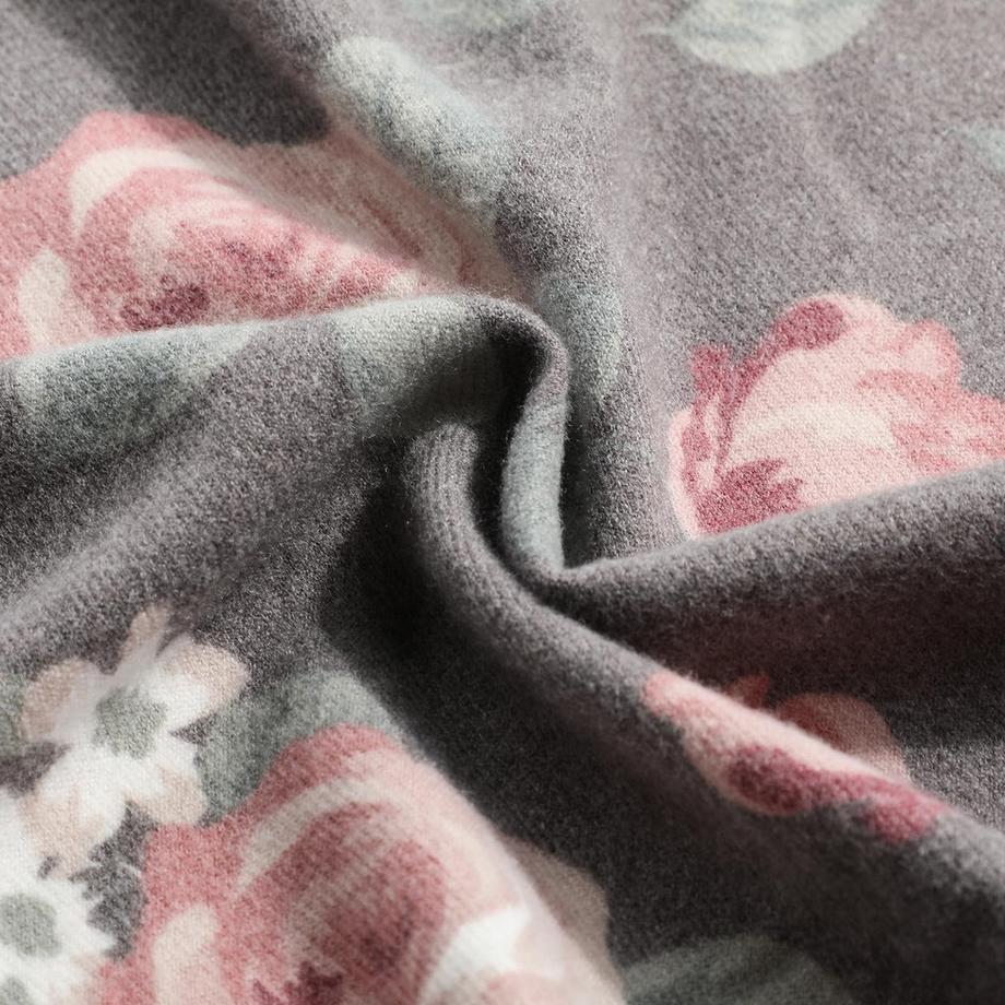 Only-bags.store Sciarpa Lunga Morbida Calda Stampa Floreale  