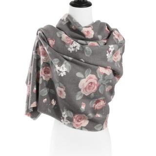 Only-bags.store Sciarpa Lunga Morbida Calda Stampa Floreale  