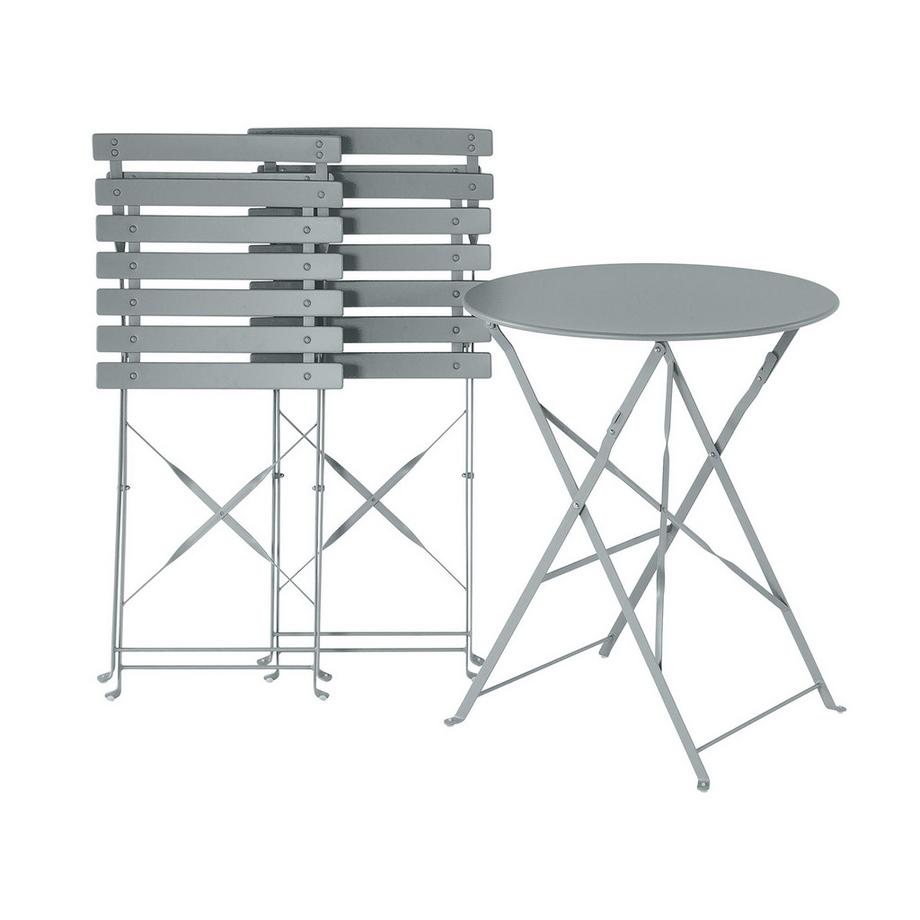 Beliani Ensemble pour bistro en Acier Moderne FIORI  