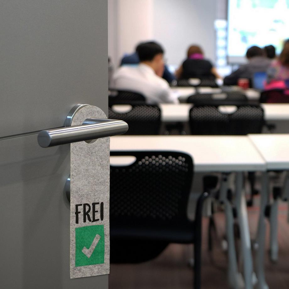 B2X  Türschild Besetzt Frei 10er Set 