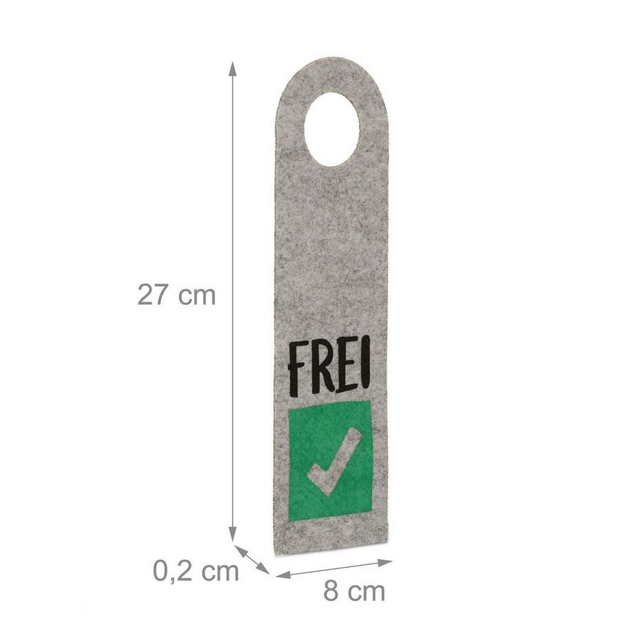 B2X  Türschild Besetzt Frei 10er Set 