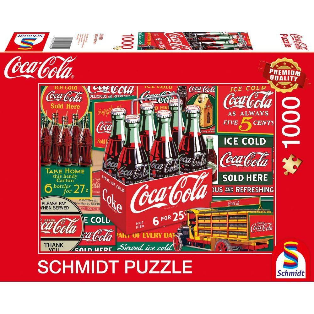 Schmidt  Puzzle Coca Cola Motiv 2 (1000Teile) 