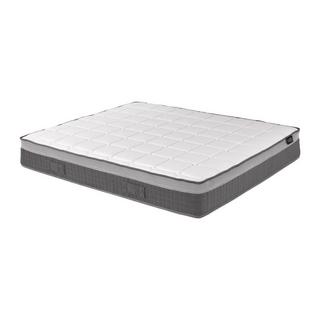 Vente-unique Ensemble 160 x 200 cm sommier coffre naturel clair + matelas ressorts ensachés 7 zones et mémoire de forme ép.29cm - MONTAIGNE II de PALACIO  