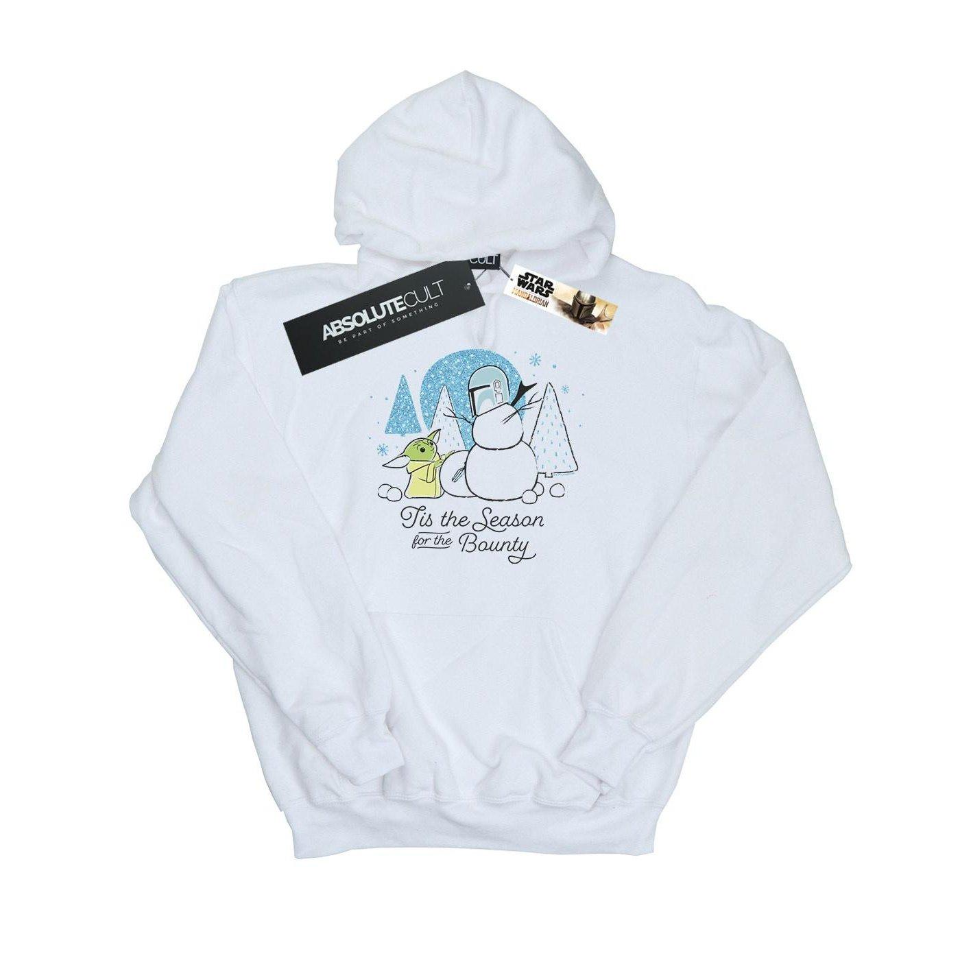 Image of The Mandalorian Tis The Season Kapuzenpullover Jungen Weiss 152-158