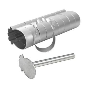 Stampi per torta - ananas - acciaio inox - 10 pz