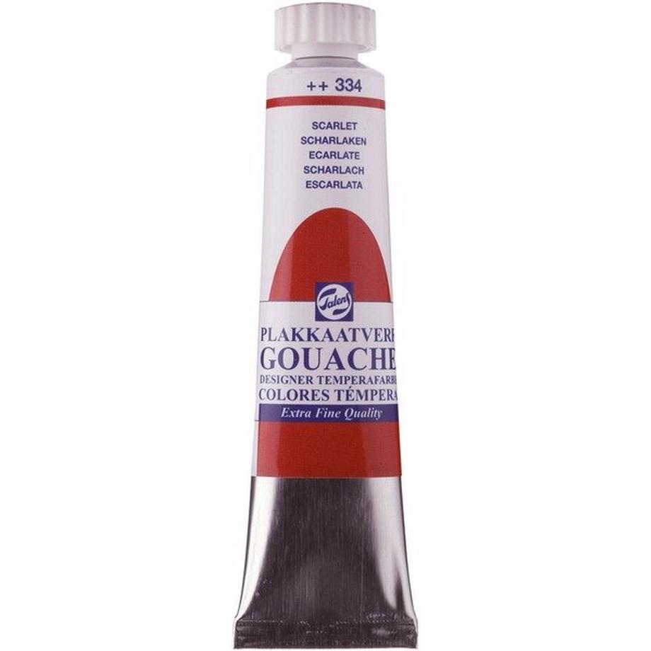 Talens TALENS Plakatfarbe 20ml 334/7 rot  