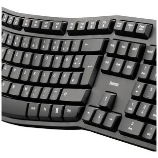 hama  Ergonomische Tastatur EKC-400, mit Handballenauflage 