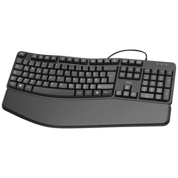 Ergonomische Tastatur EKC-400, mit Handballenauflage