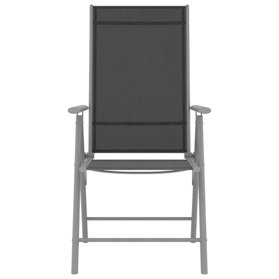 VidaXL Gartenstuhl aluminium  