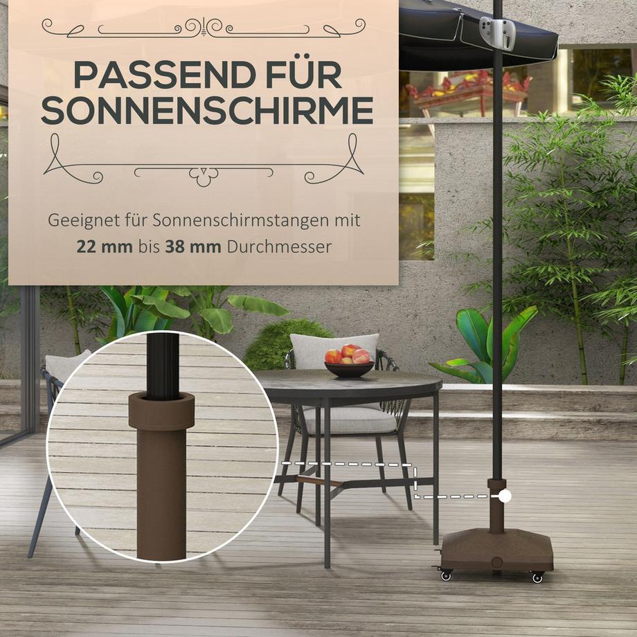 Outsunny Sonnenschirmständer  