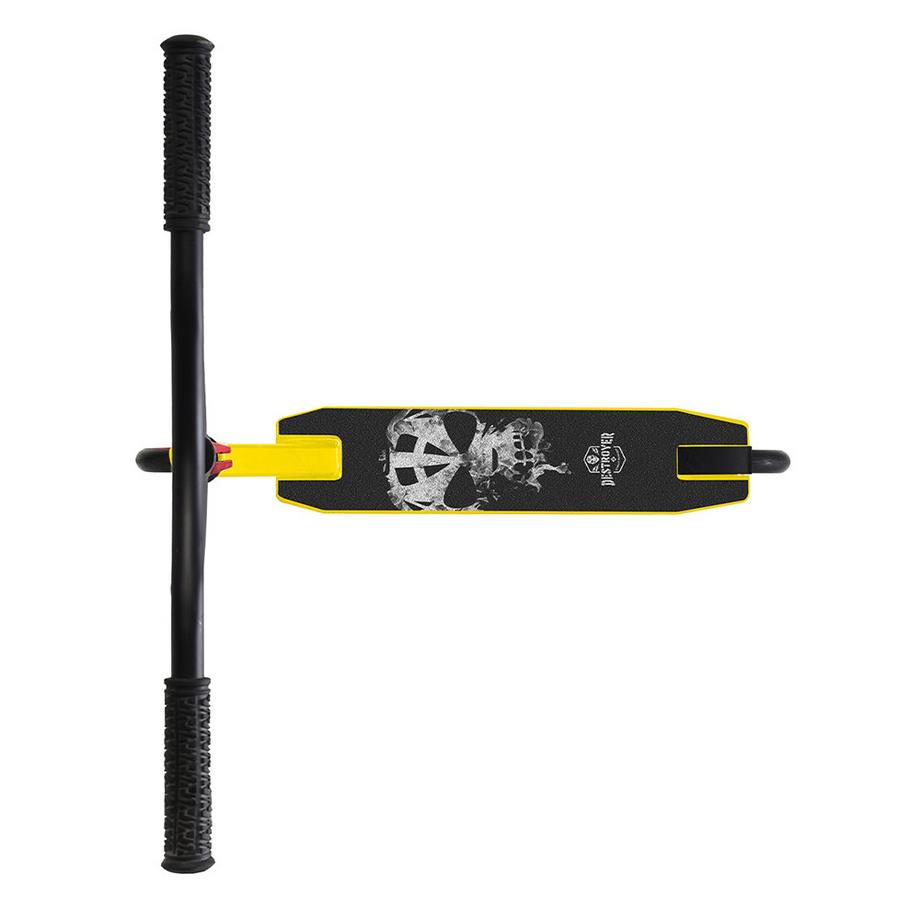 streetsurfing  Trottinette Freestyle Destroyer Green Fire Mask 