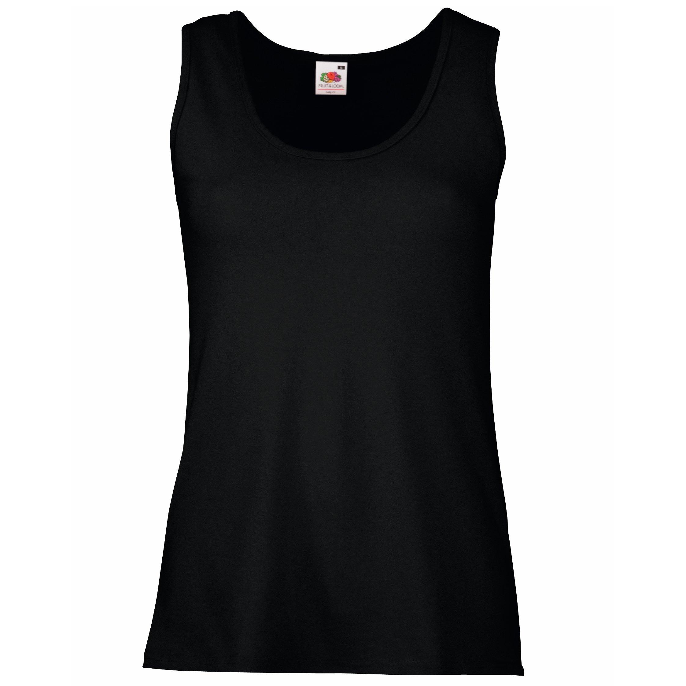 Image of Ladyfit Valueweight Tanktop Damen Schwarz L