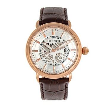 Montre Heritor Automatique Mattias Bracelet Cuir avec Date