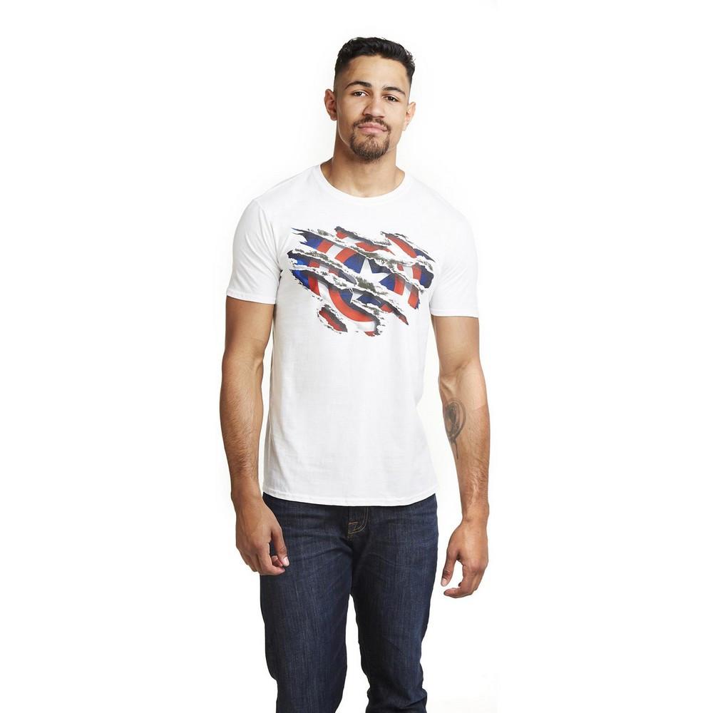 CAPTAIN AMERICA  TShirt Logo 