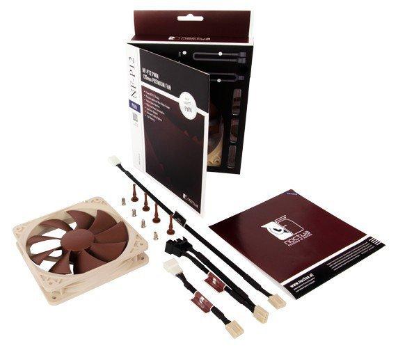 Noctua  NF-P12 PWM sistema di raffreddamento per computer Case per computer Ventilatore 12 cm Marrone, Bianco 1 pz 