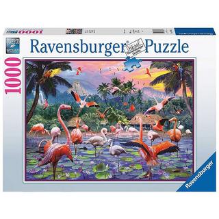 Ravensburger  Puzzle Ravensburger Pinke Flamingos 1000 Teile 