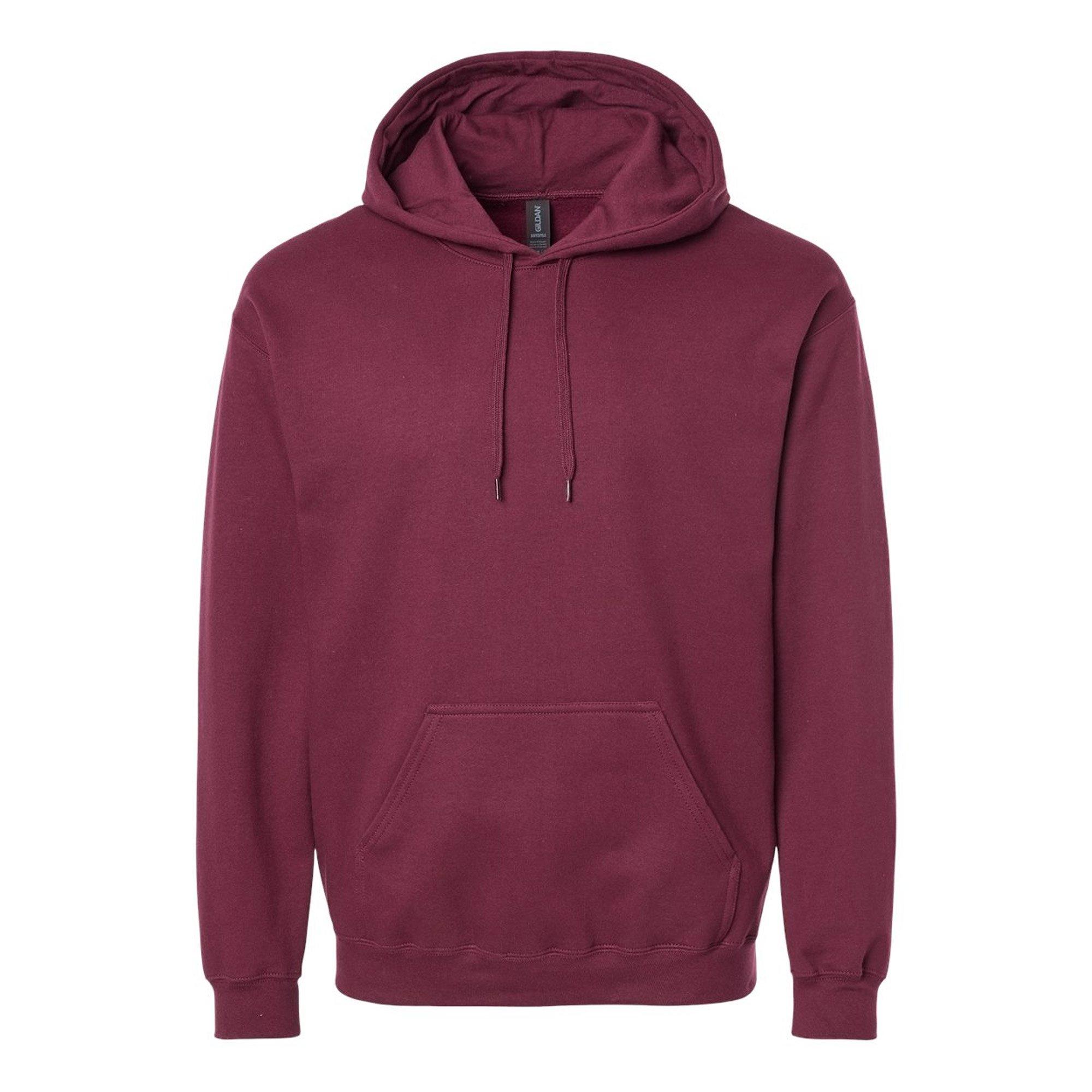 Image of Softstyle Kapuzenpullover Mittelschwer Damen Bordeaux XL