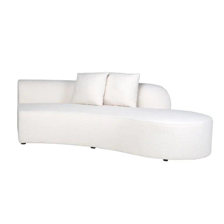 Image of Sofa Element Grayson Ottomane rechts weiss 210 Sofa Element Grayson Ottomane rechts weiss 210